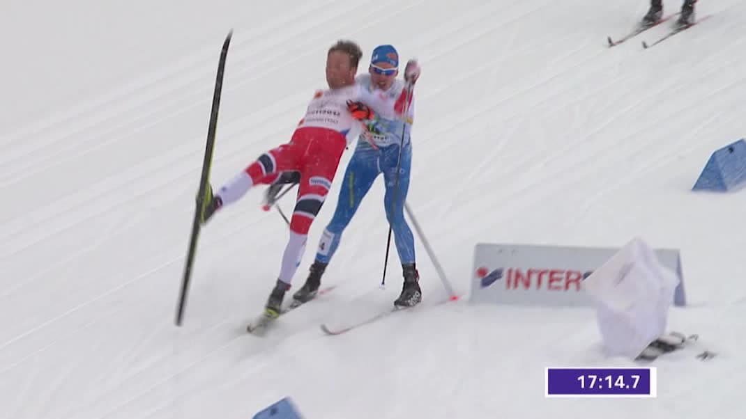 Dramatiska bilder från herrarnas final