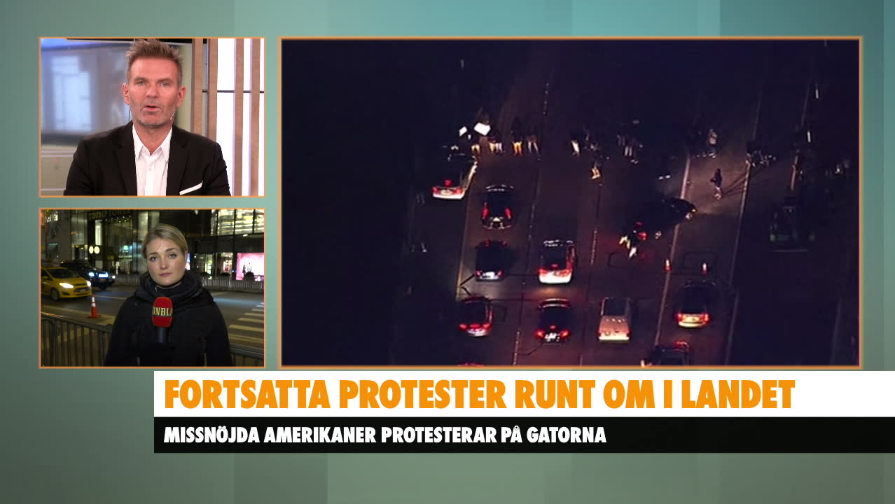 "Fortsatt intensiva protester"