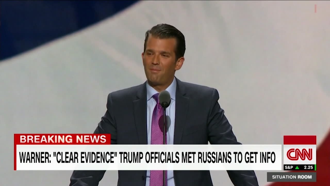 Trump Jr erbjöds smutisig info om Clintons kampanj