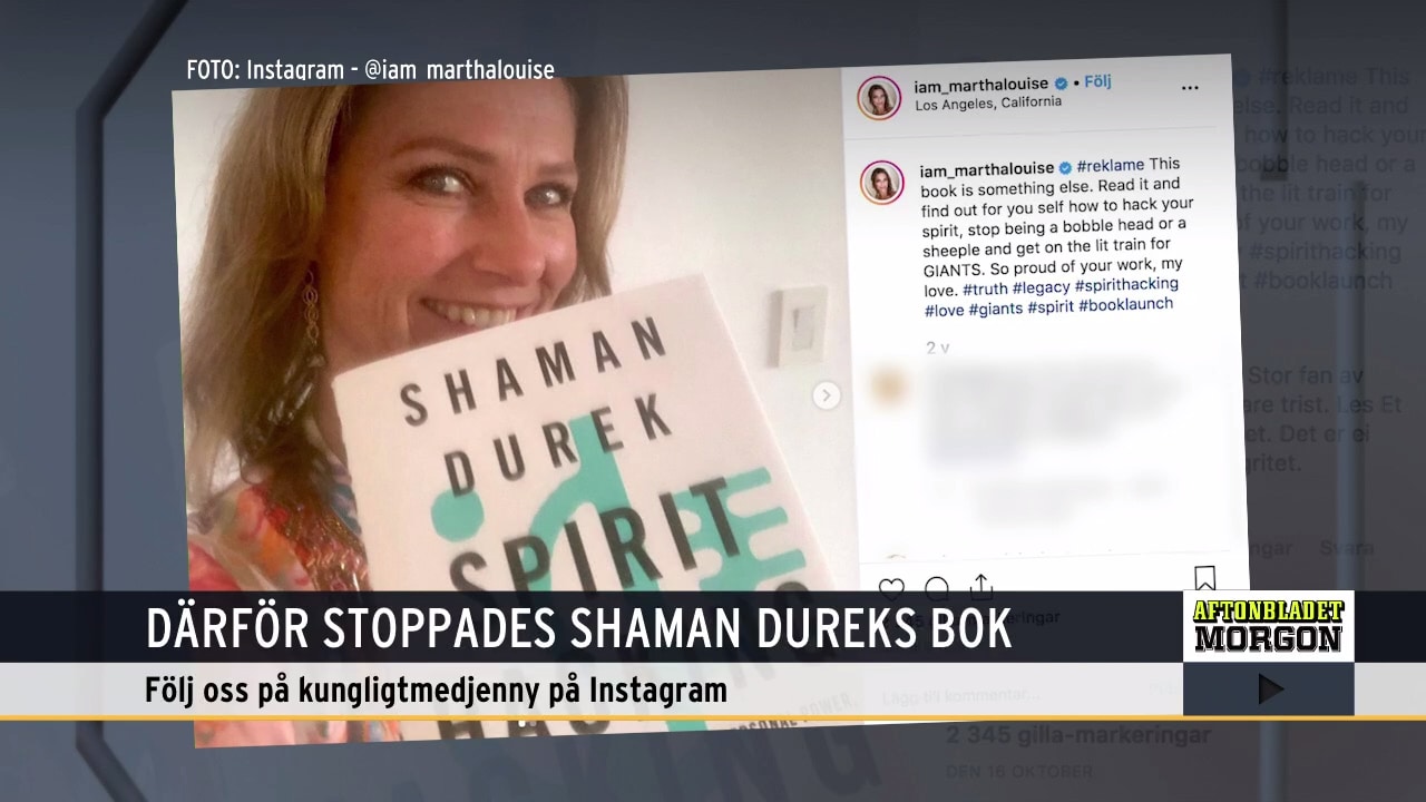 Därför stoppades Shaman Dureks bok