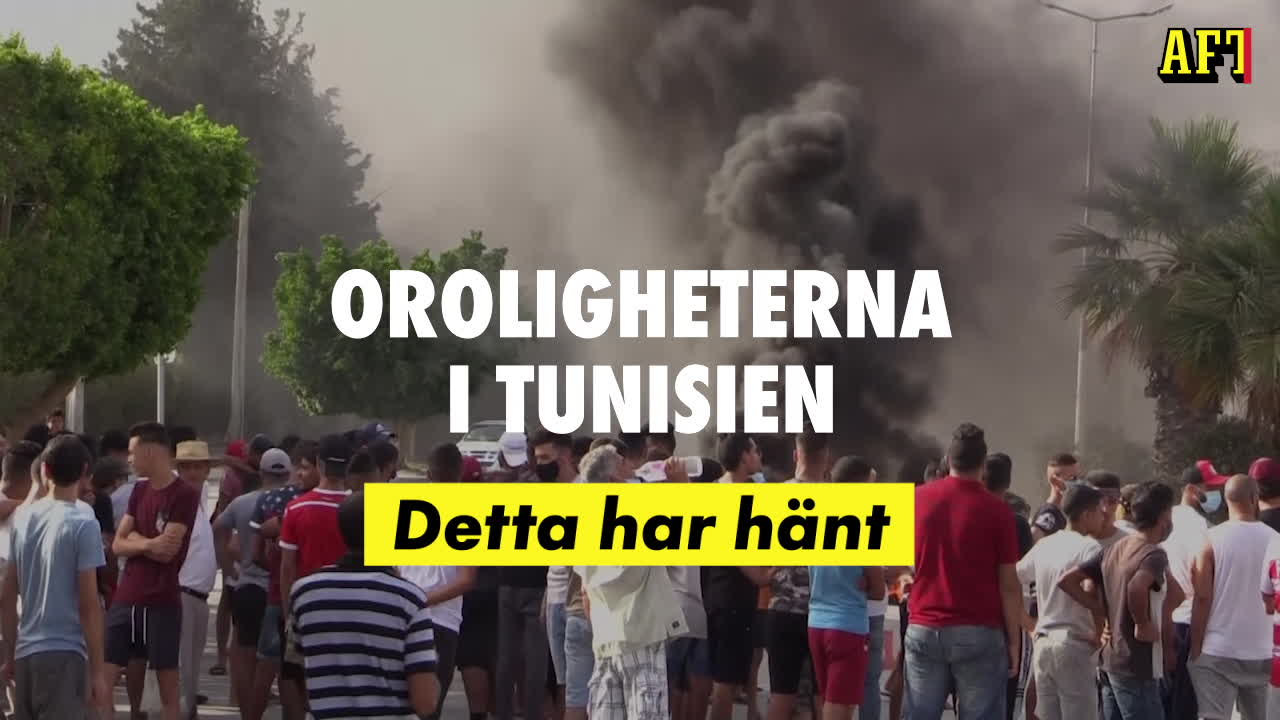 Oroligheterna i Tunisien – detta har hänt