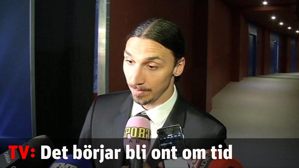 Zlatan Ibrahimovic: ”Det börjar bli ont om tid”