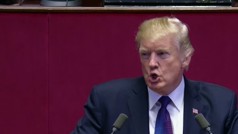 Trumps tal om Nordkorea
