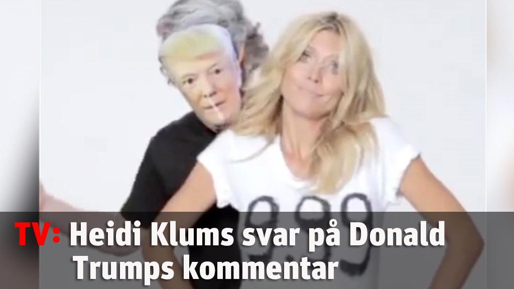 Heidi Klums svar på Donald Trumps kommentar