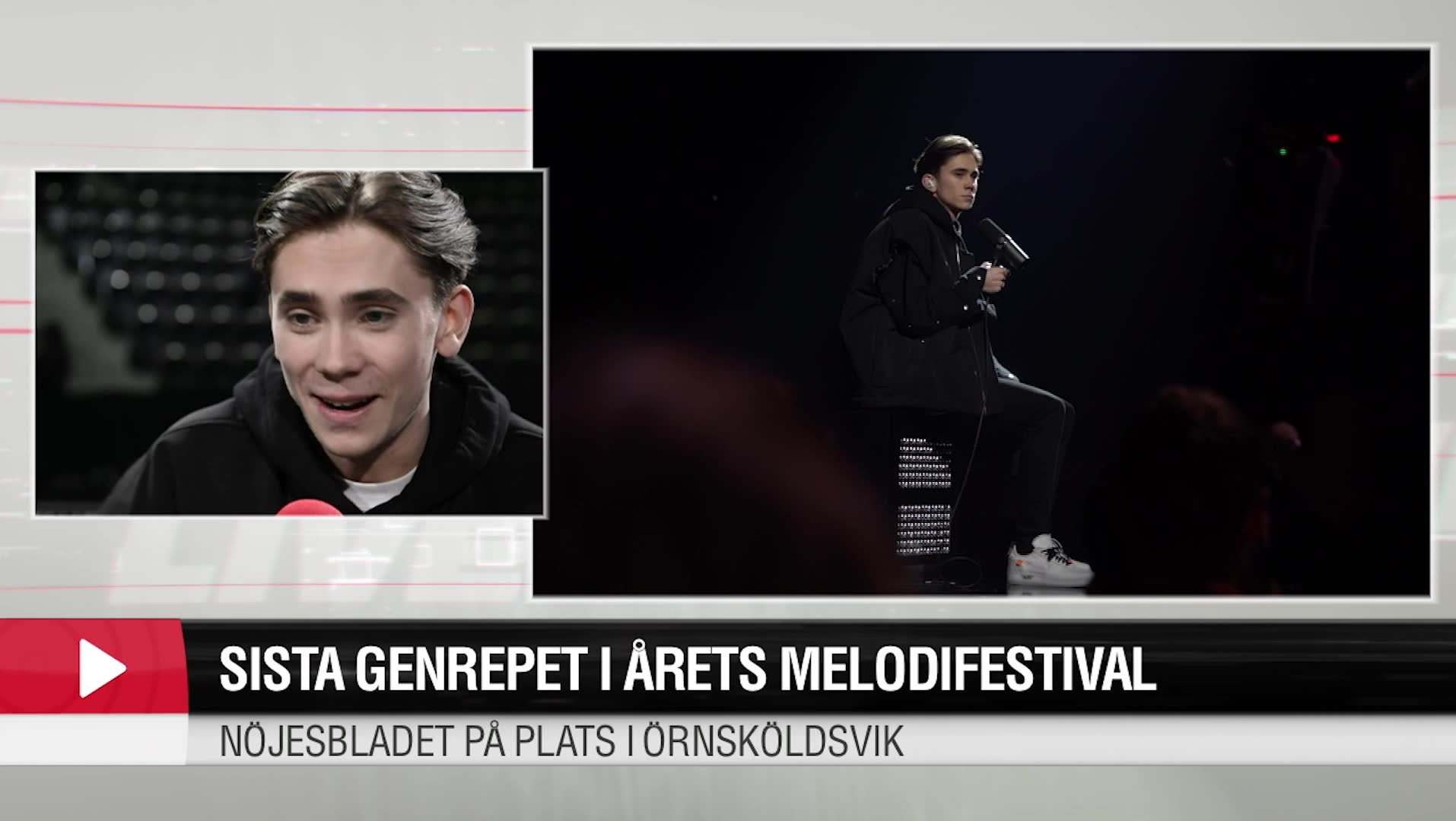 Felix Sandman: "Det är väldigt laddat allting"