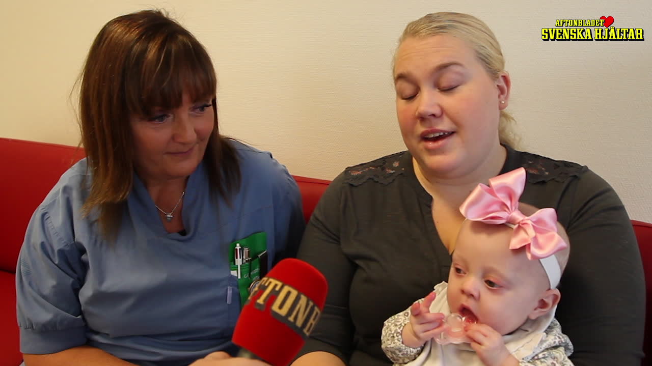 Hör Valerias rörande tack till Anette