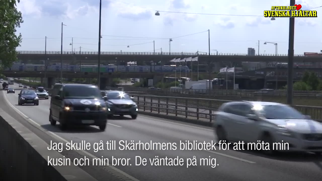 "Taxibilen kom från ingenstans"