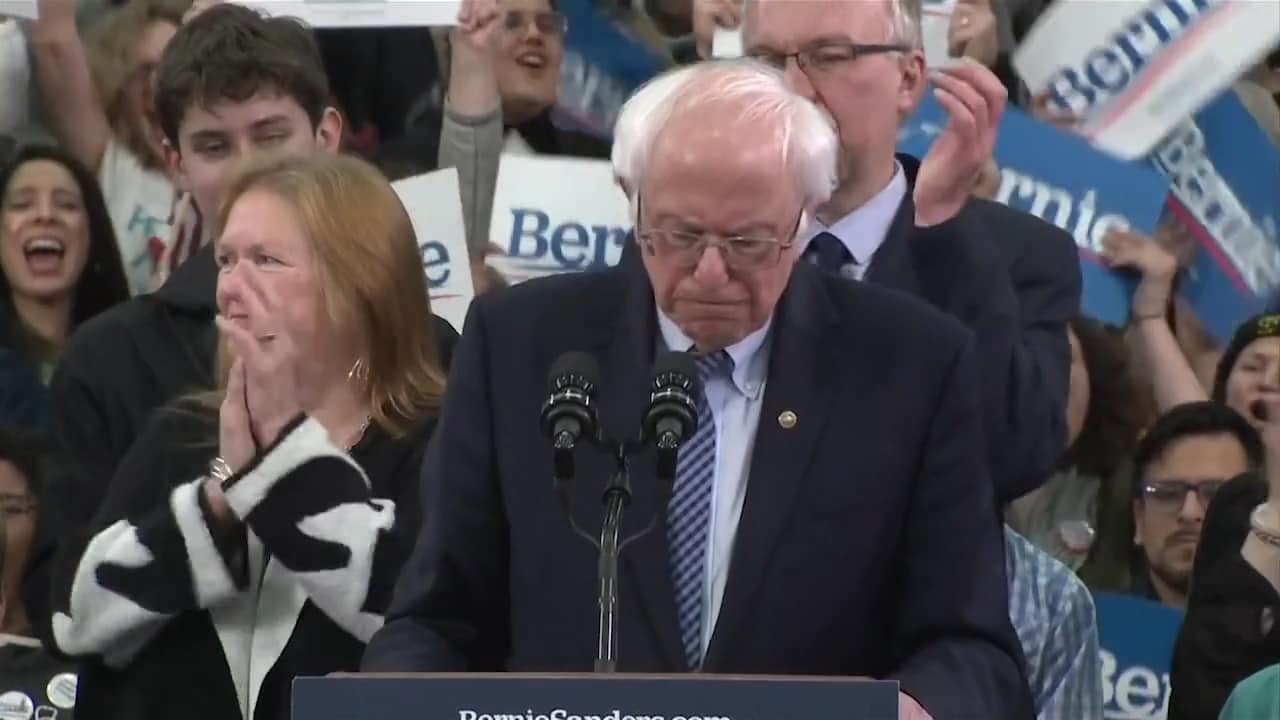 Sanders vinnare i nattens dramatiska val