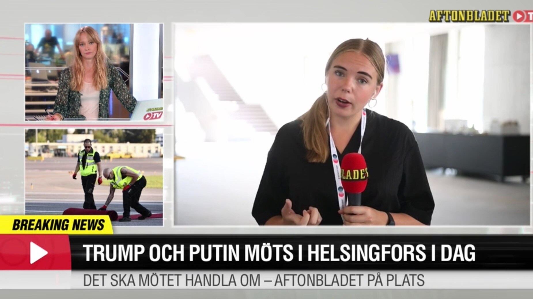 Trump och Putin träffas i Helsingfors – Aftonbladet på plats