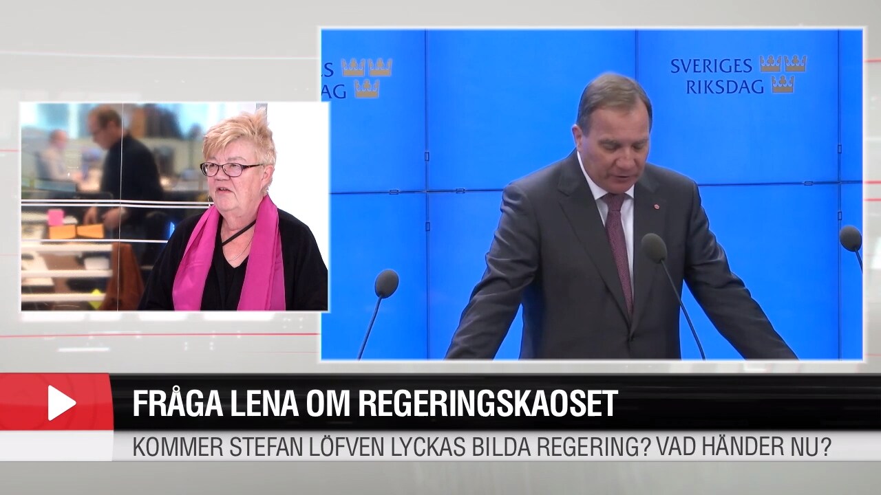 Fråga Lena: ”Tror inte Löfven misslyckas”