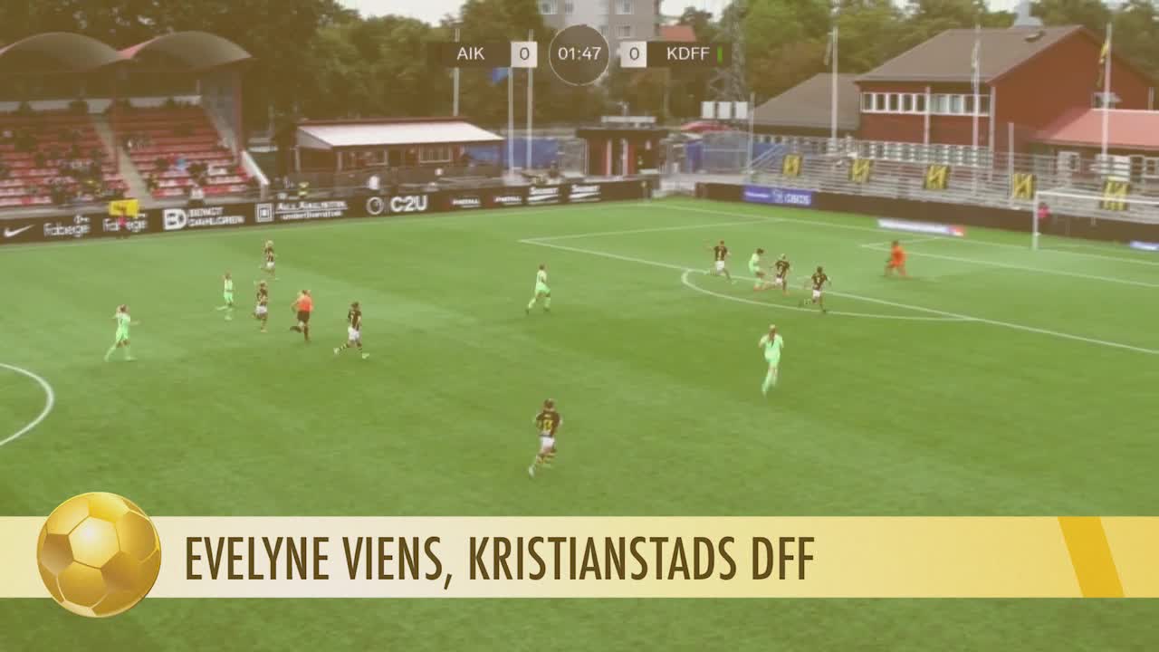 Årets hattrick - Evelyne Viens, Kristianstads DFF