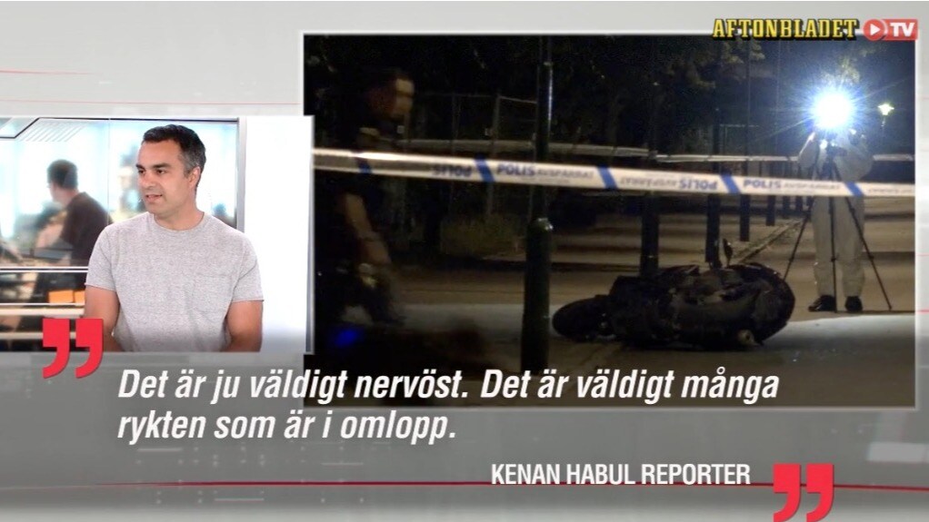 "Det är väldigt nervöst på plats"