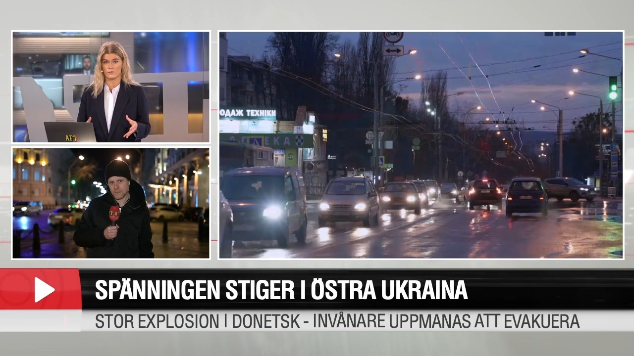 Spänningen stiger i östra Ukraina