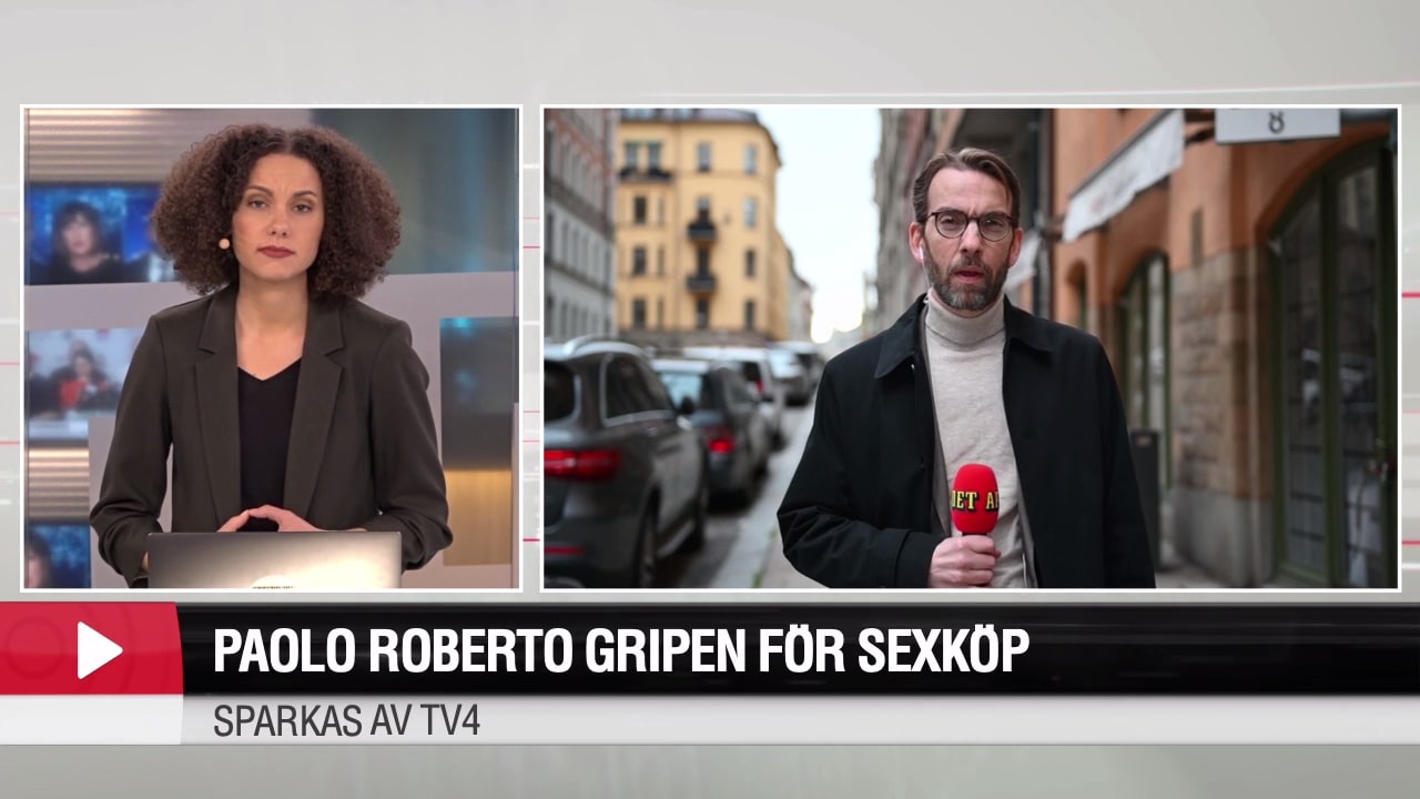 Hör Aftonbladets reporter på plats där Paolo Roberto greps