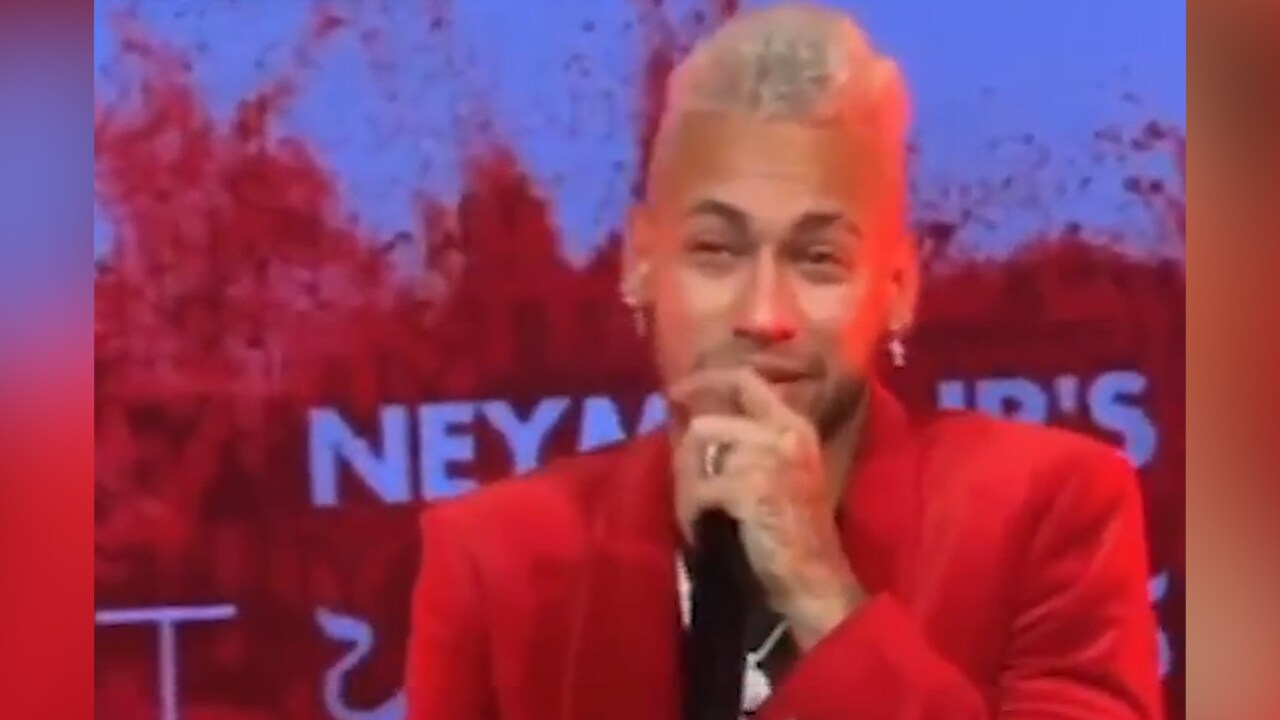 Neymars tårar – under födelsedagstalet