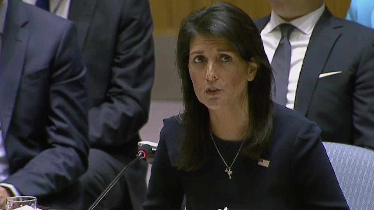 Nikki Haley: "Nordkorea ber om krig"
