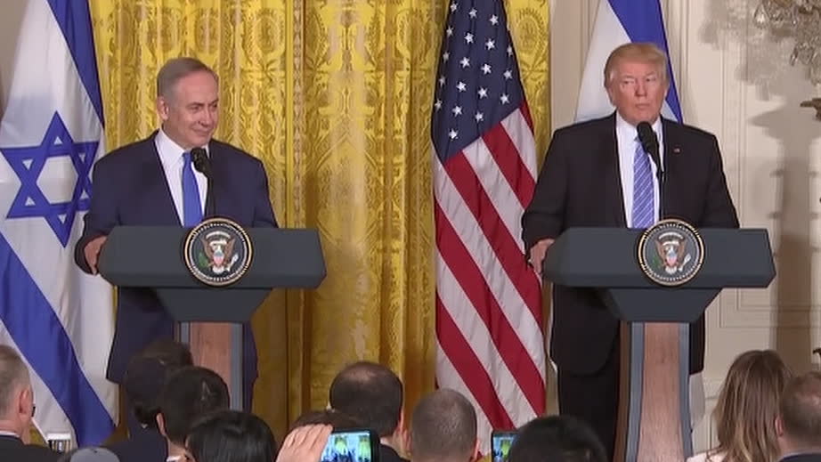 Trump möter Netanyahu