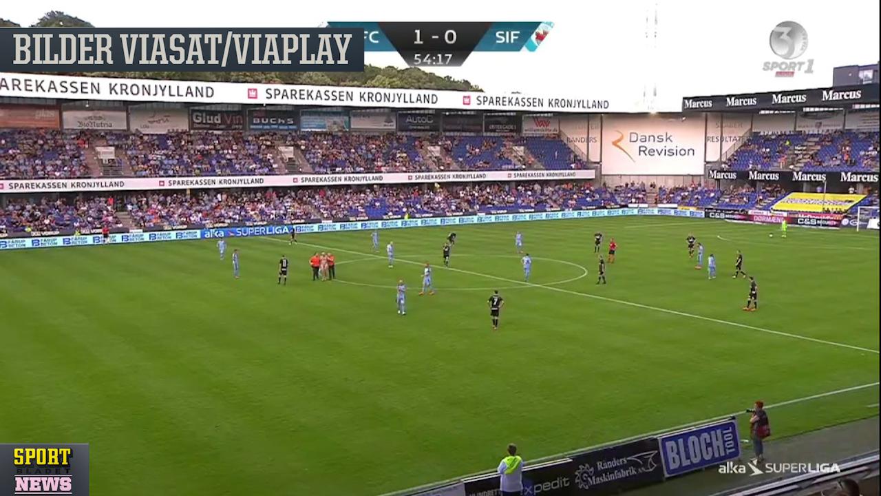 EM-hjälten stormar planen helt naken