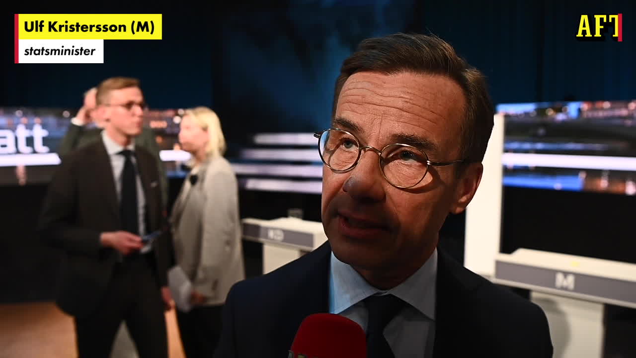 Statsminister Ulf Kristersson (M): Tycker det var en rätt tjafsig debatt