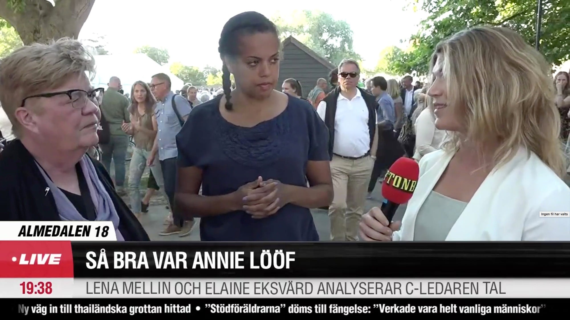 Så bra var Annie Lööfs tal