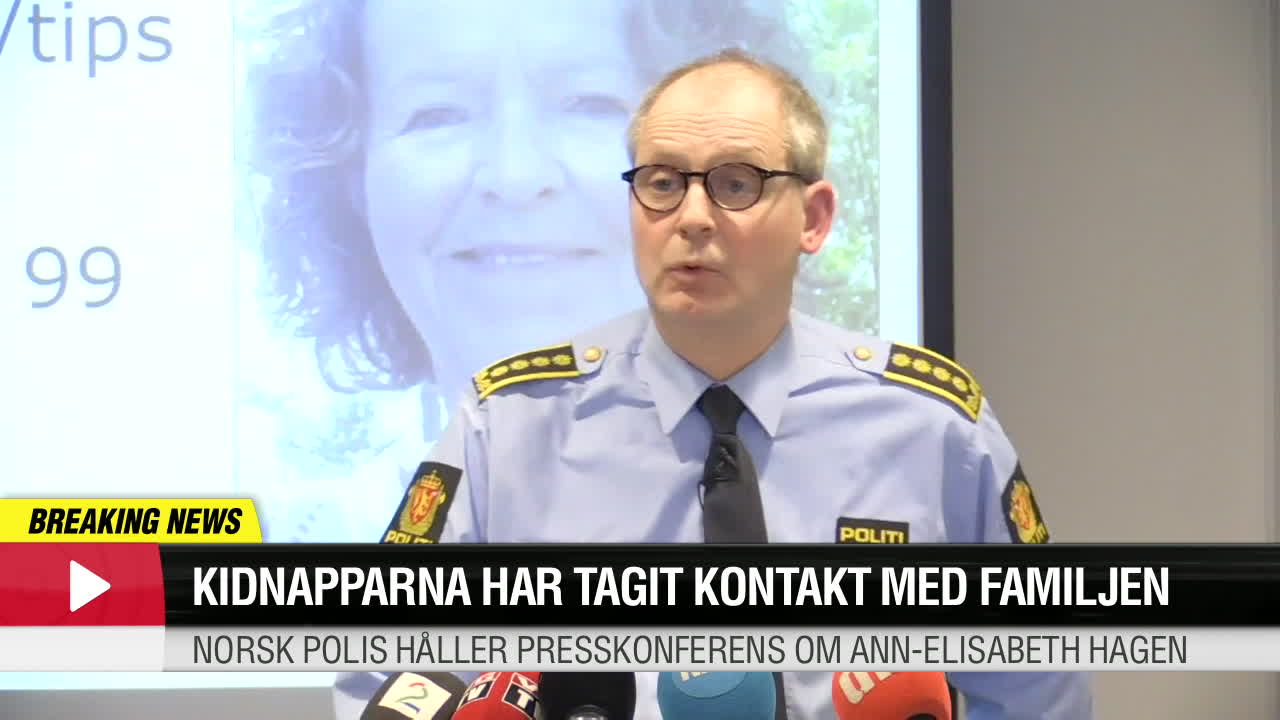 Polisen om Hagen: ”Inga bevis på att kidnapparna har henne”