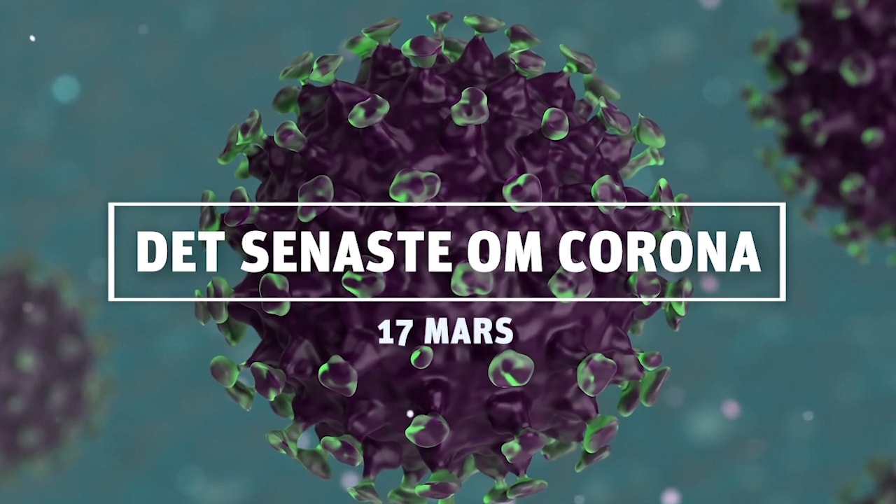 Det senaste om coronaviruset - 17 mars