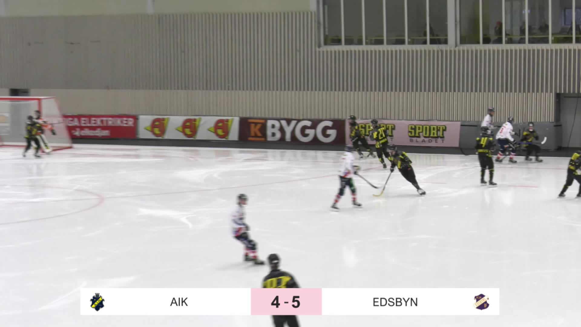 Edsbyn tog hem första semifinalen mot AIK