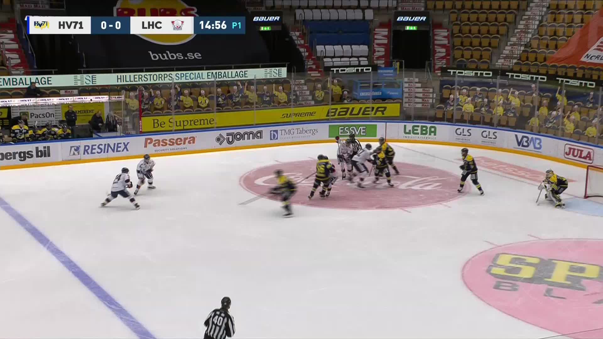 Lias första mål på över en månad när HV71 förlorade på straffar