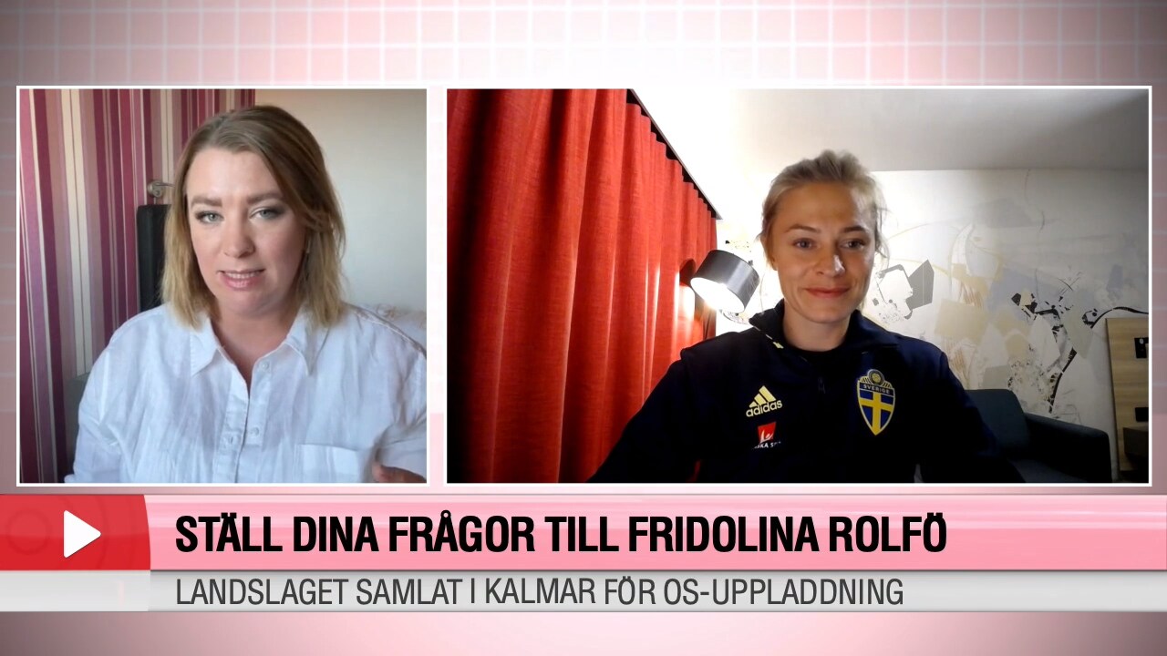 Se hela chatten med landslagets Fridolina Rolfö