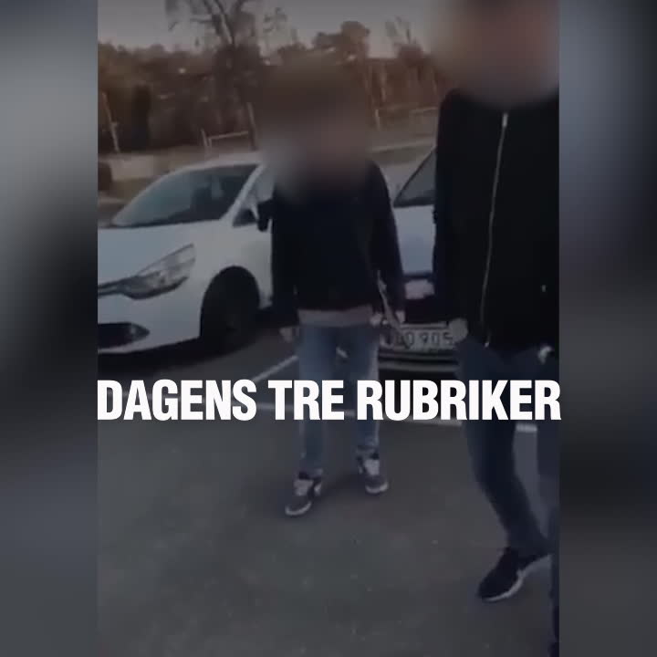 Dagens tre rubriker 17 maj