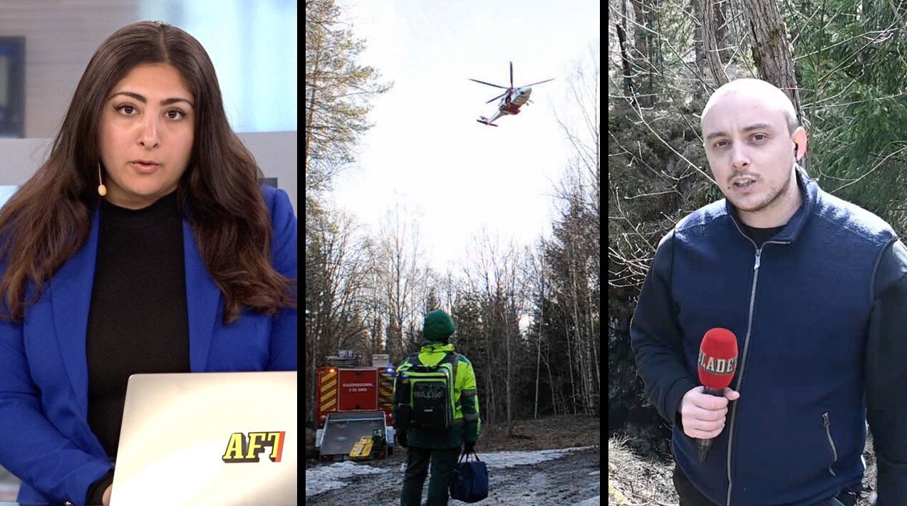 Kvinna räddad ur gruvhål