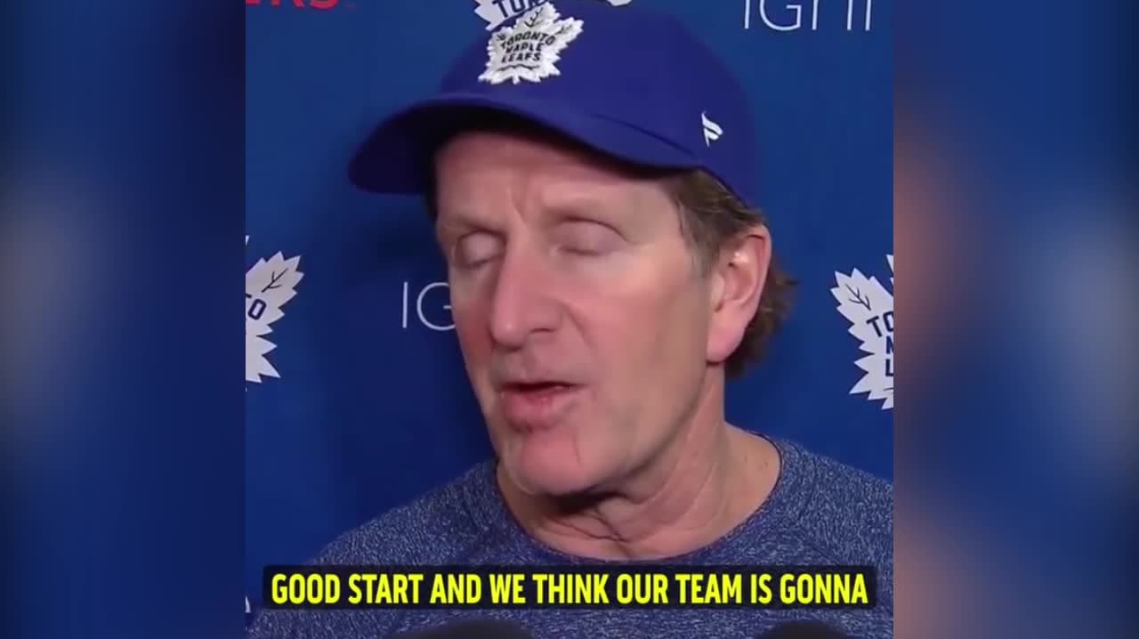 Här försäger sig (?) tränaren om Nylander