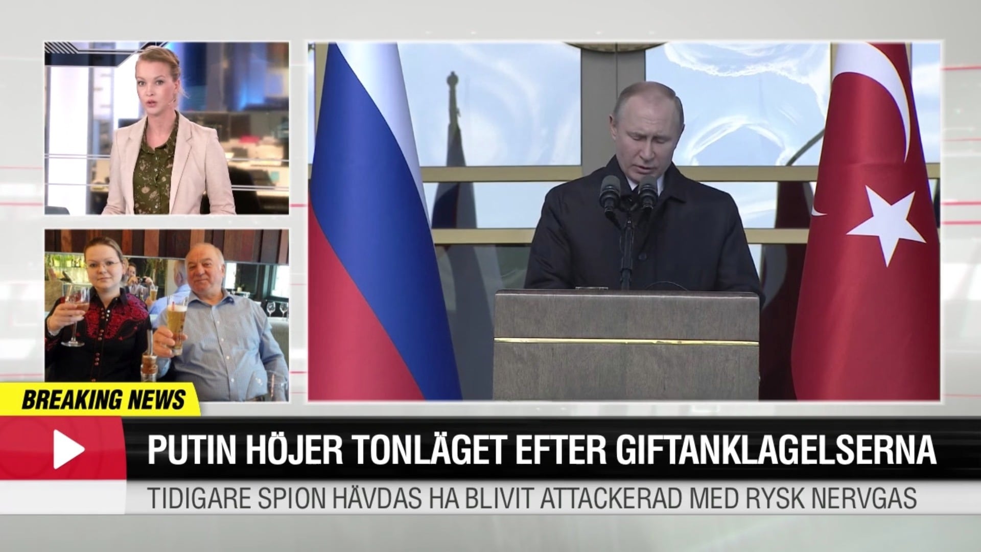 Putin höjer tonläget efter giftanklagelserna