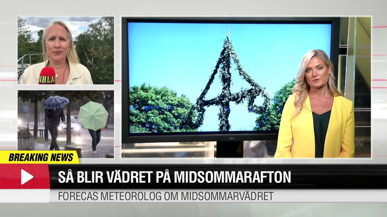 Så blir vädret på midsommarafton