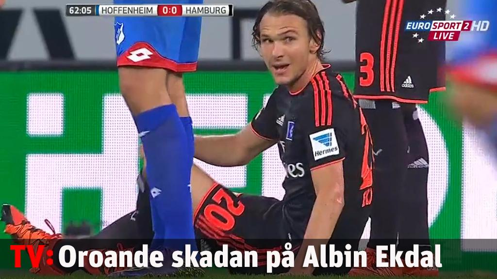 Oroande skada på Albin Ekdal