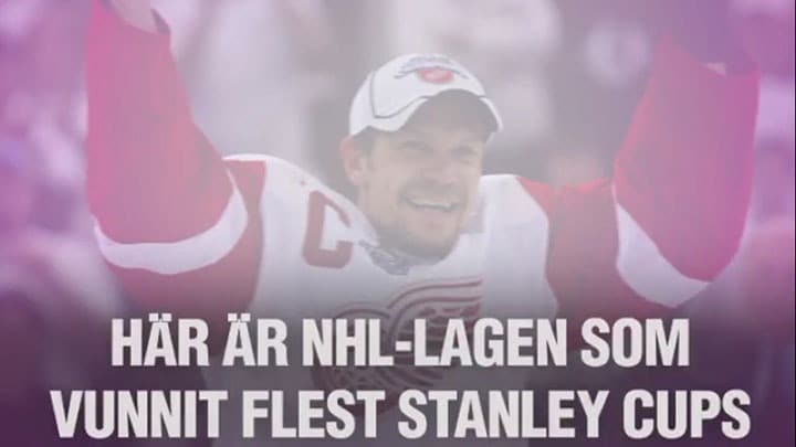 LISTA: NHL-lagen som vunnit flest Stanley Cups