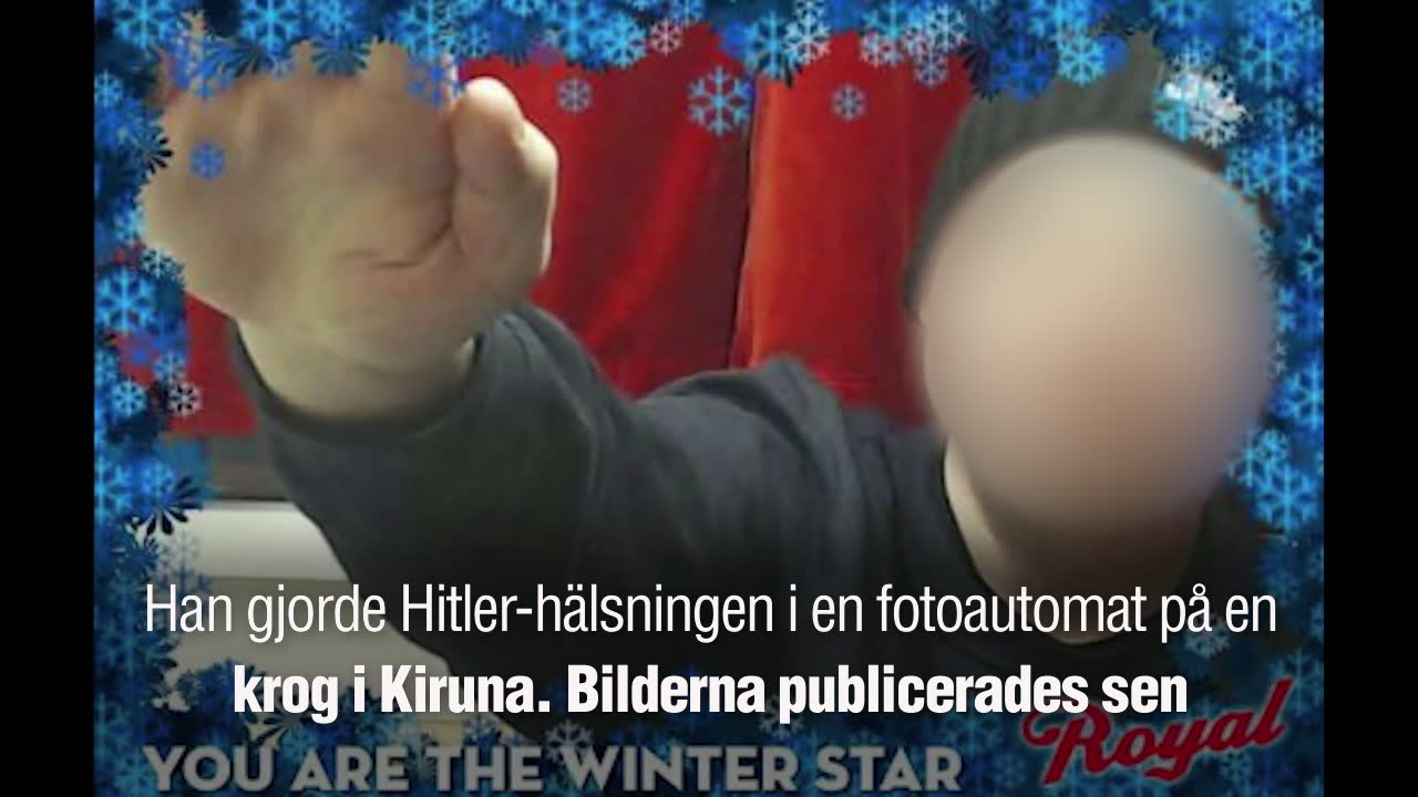 Åtalas efter Hitler-hälsning i fotoautomat