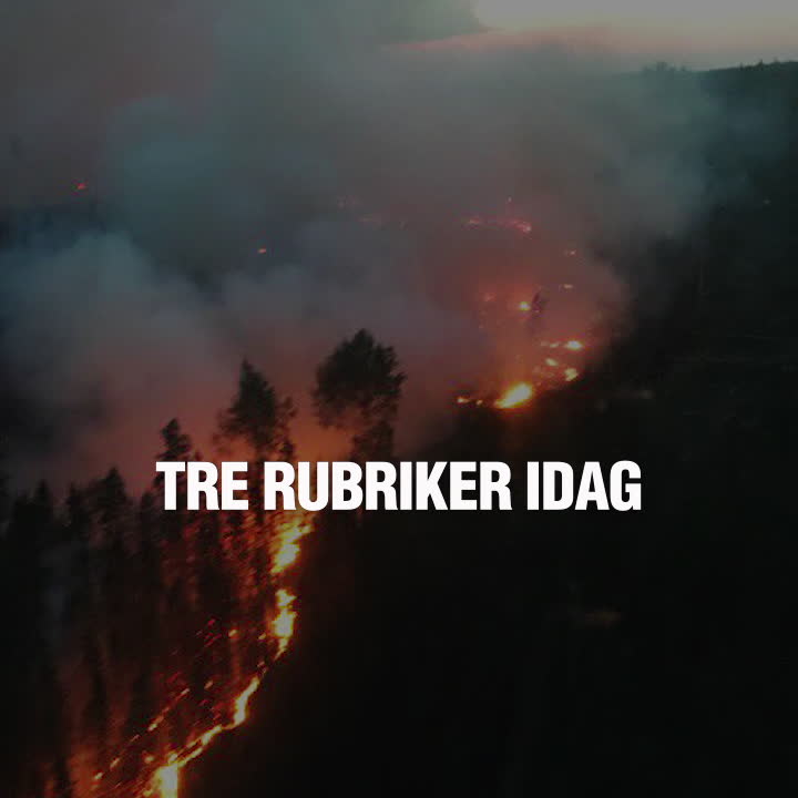 Tre nyheter - 19 juli