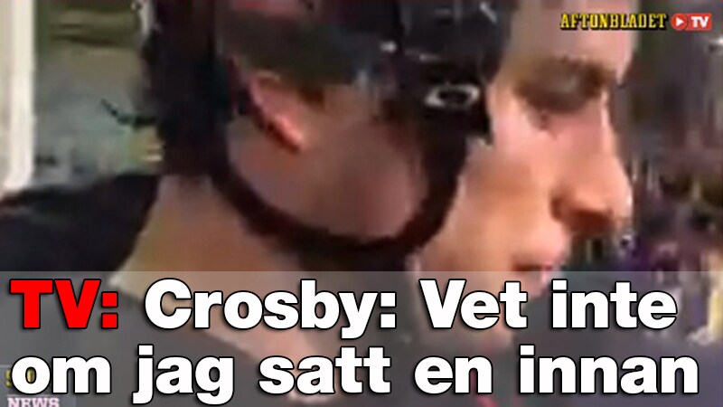 Crosby: Vet inte om jag satt en innan