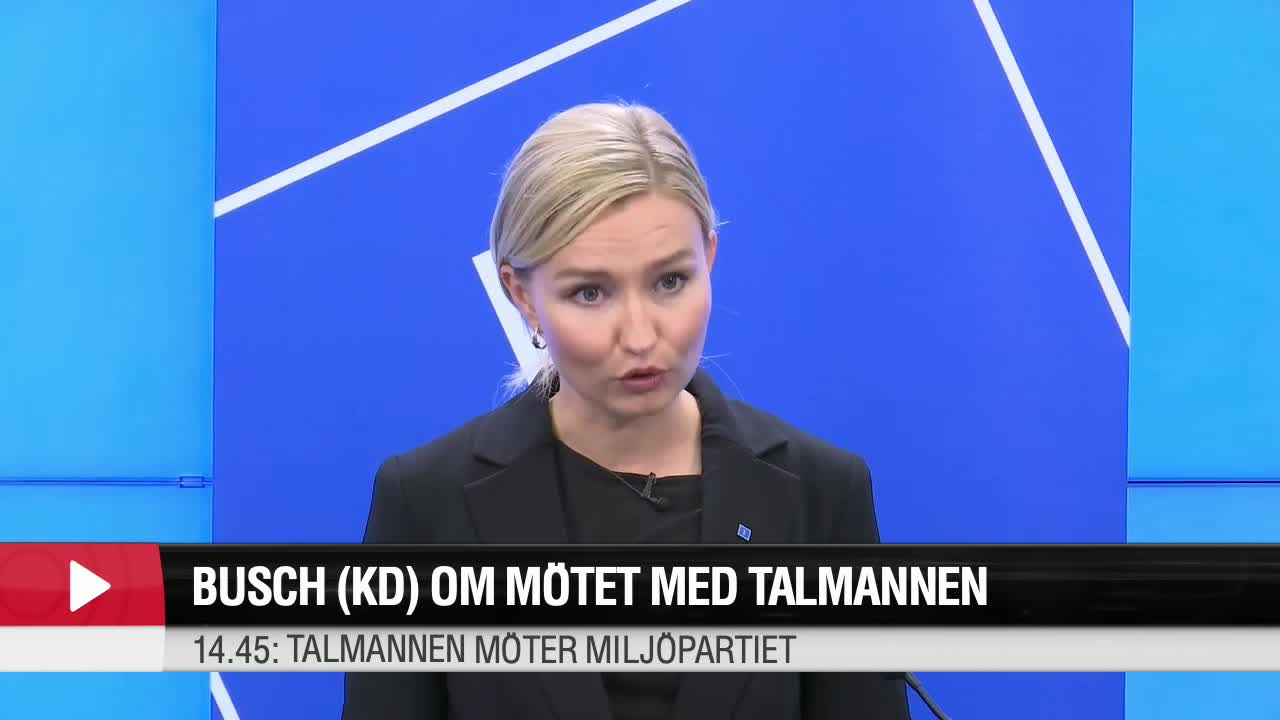 Ebba Busch (KD) om kontakter med politisk vildar