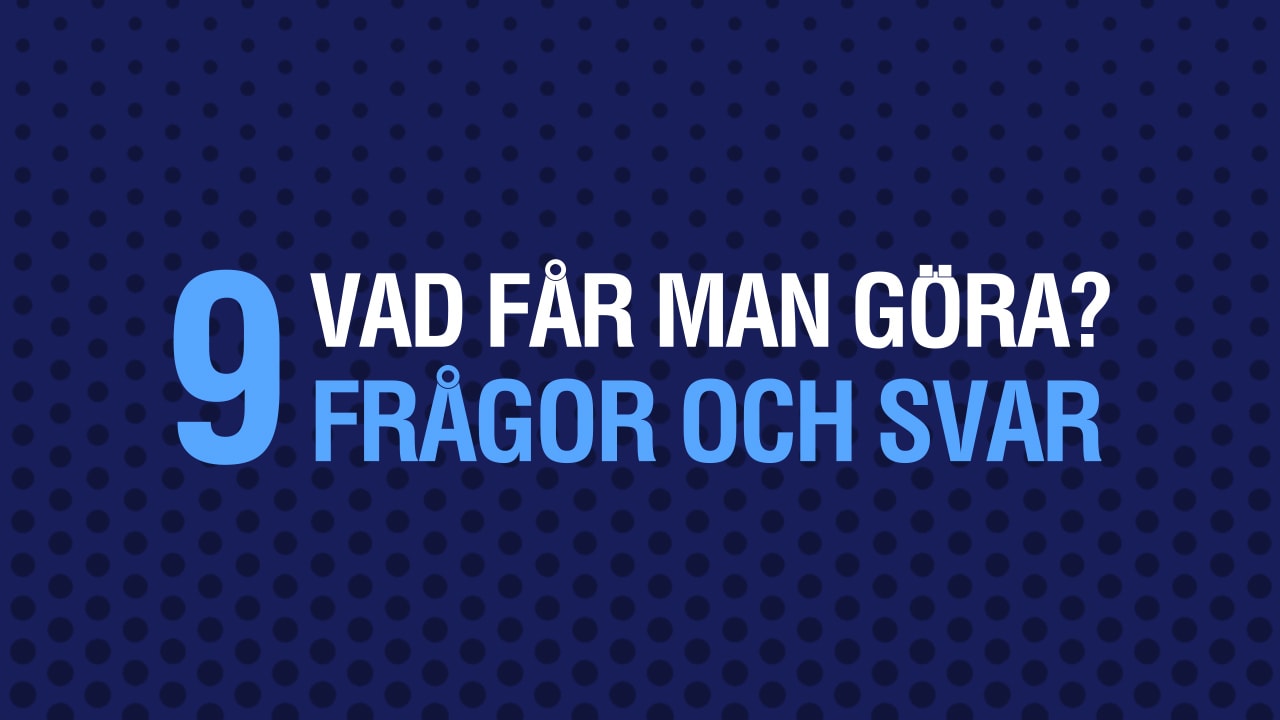 9 frågor och svar om isolering