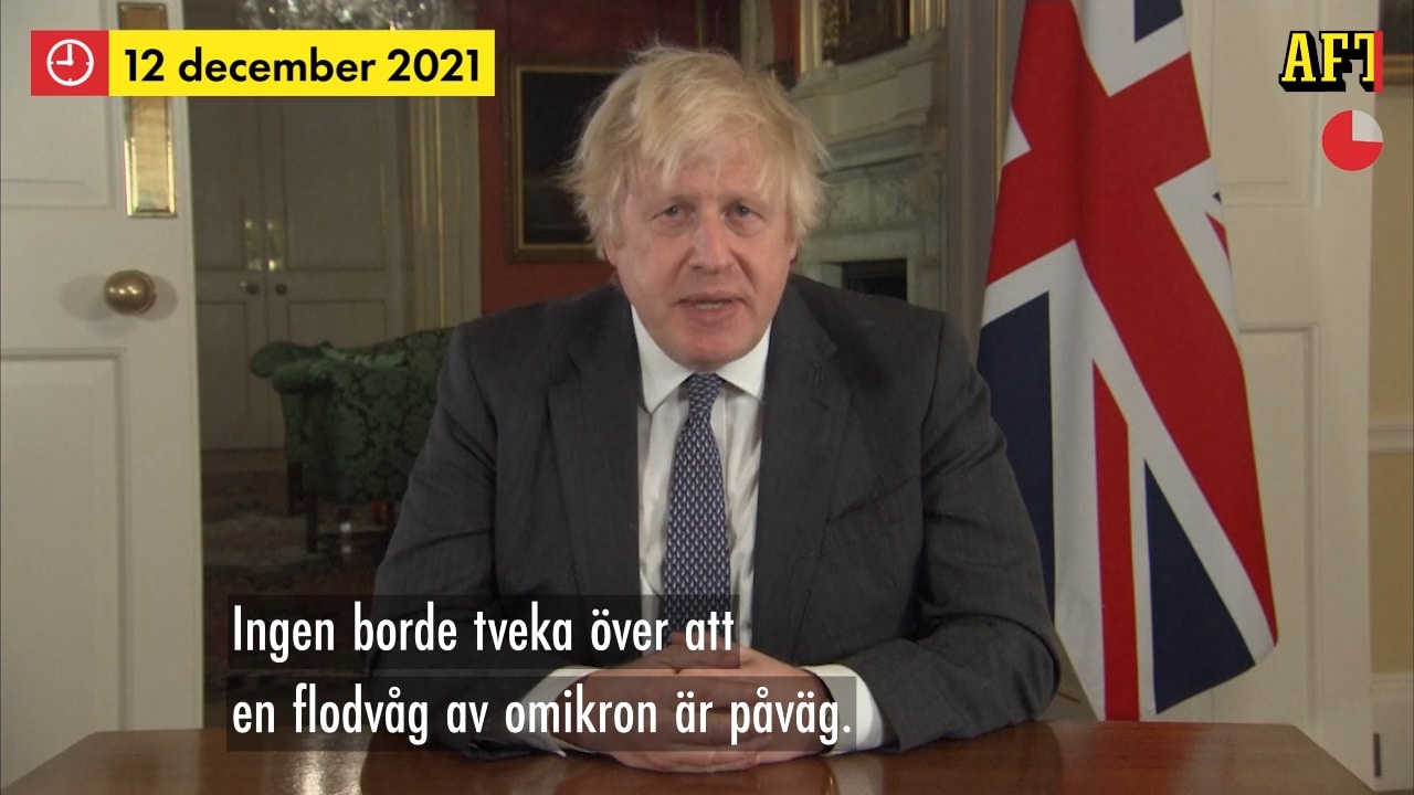 Så rustar Boris Johnson inför jul