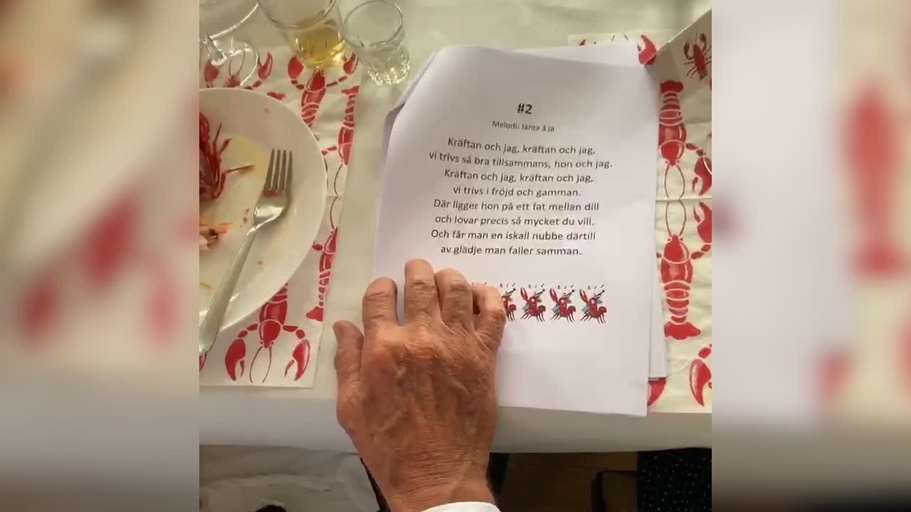 Äldreboendet ställde till med kräftskiva: ”Helt fantastiskt”