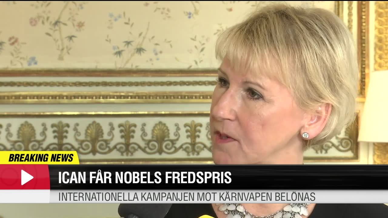 Margot Wallström om Fredspriset