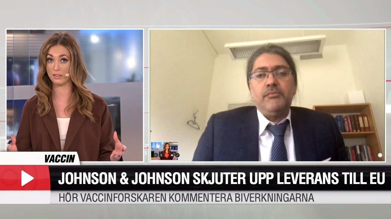 Forskaren Ali Mirazimi om att Janssen-vaccinet pausas: "Ett bra beslut"