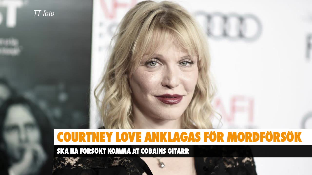 Courtney Love anklagas för mordförsök