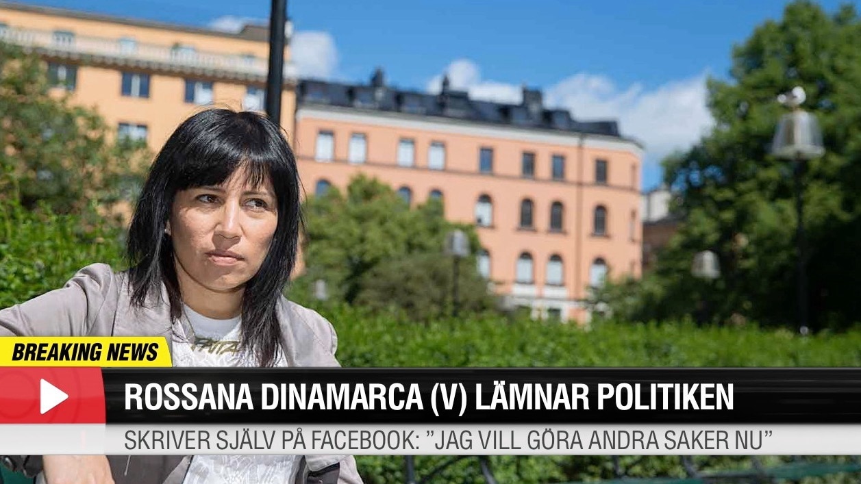 Rossana Dinamarca lämnar politiken