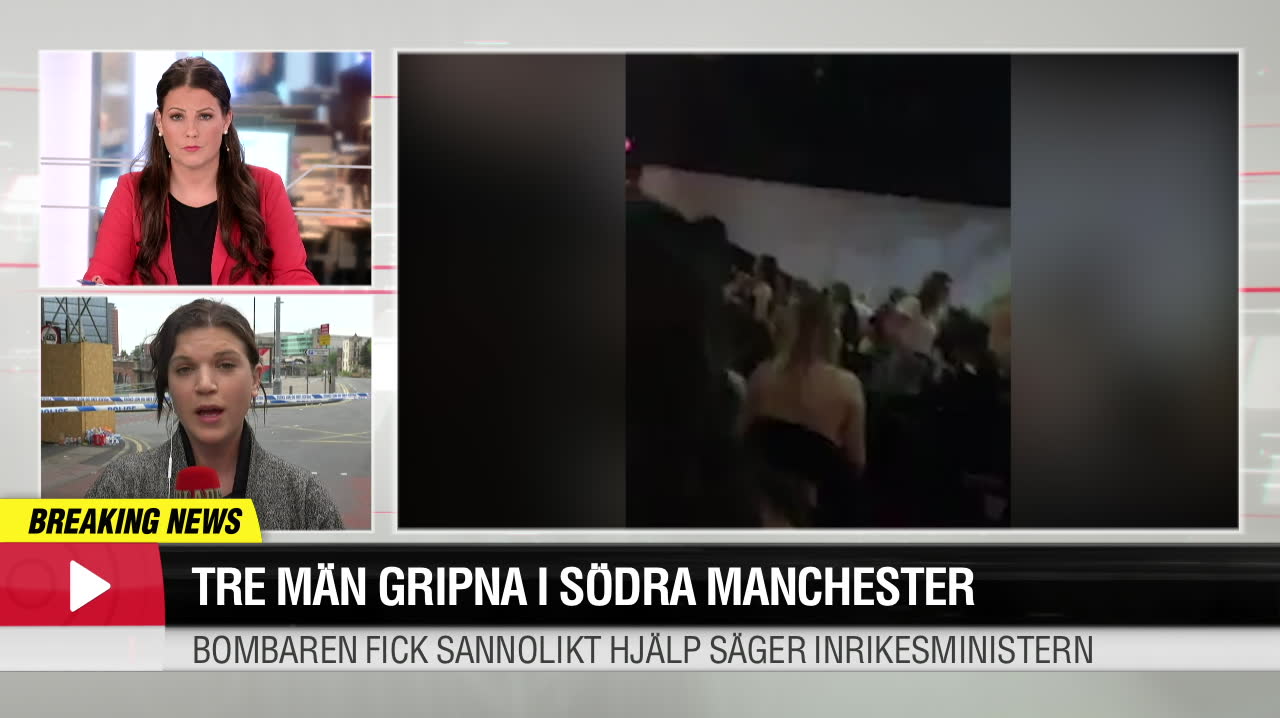 Tre män gripna i södra Manchester