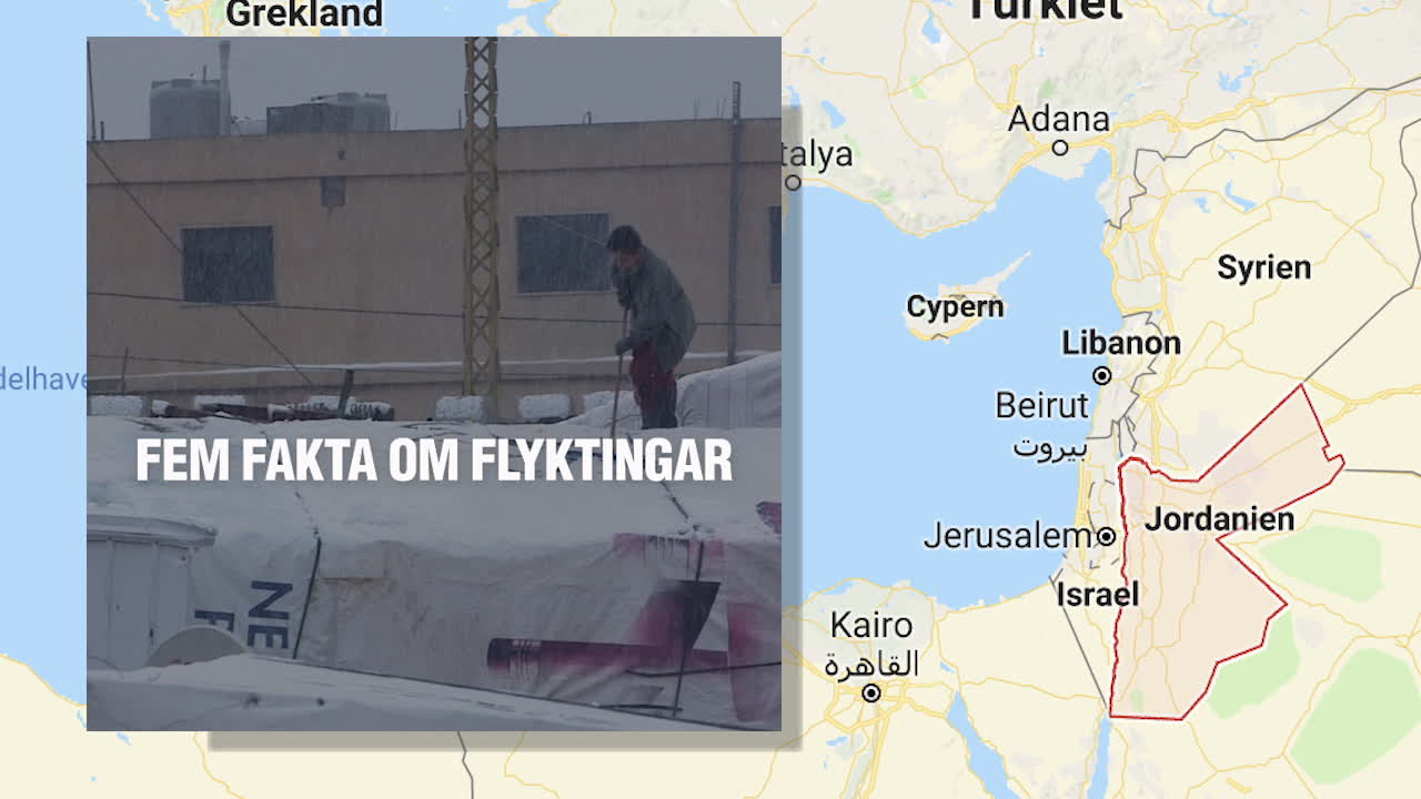 Fem fakta om flyktingar