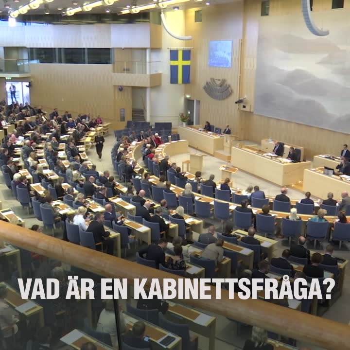Kabinettsfråga – när allt sätts på ett kort